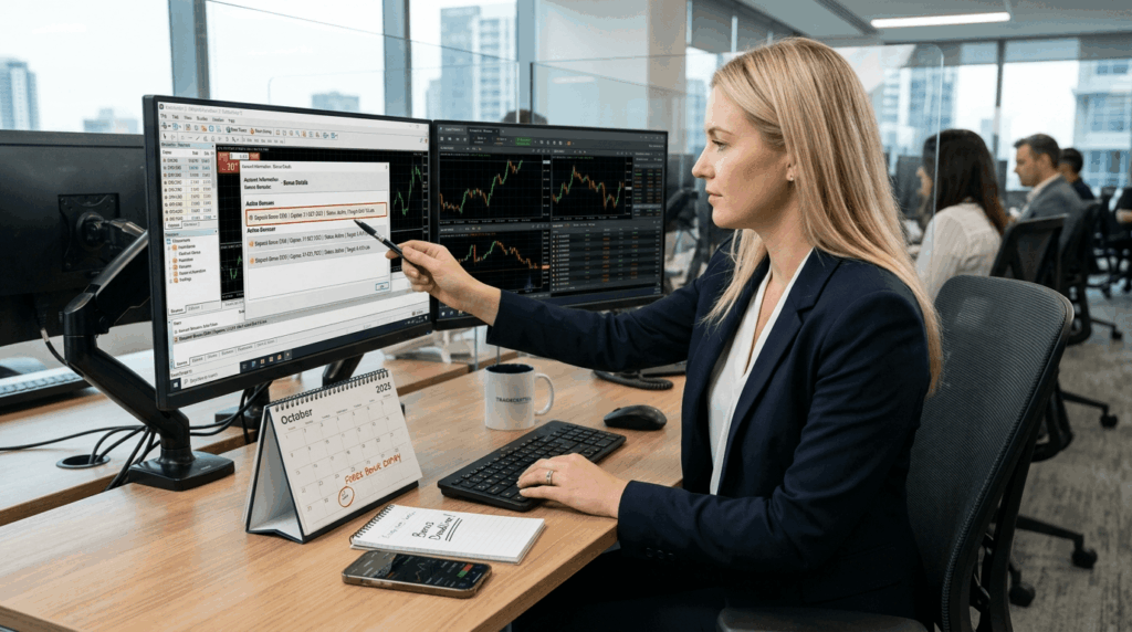 Forex bonus expiration dates with calendar and validity period.